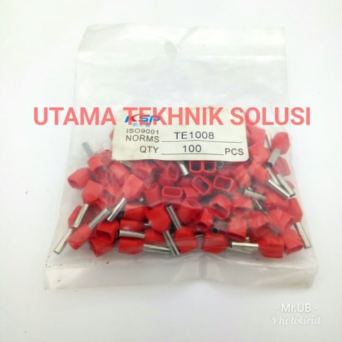 Jual Kabel Skun Ferrules Mm Twin Insulated Ferrules Ksp Te Merah