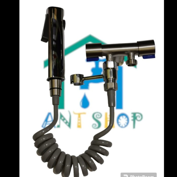 Jual paket jet shower bidet closet 7C+Kran Cabang stainles shower ...