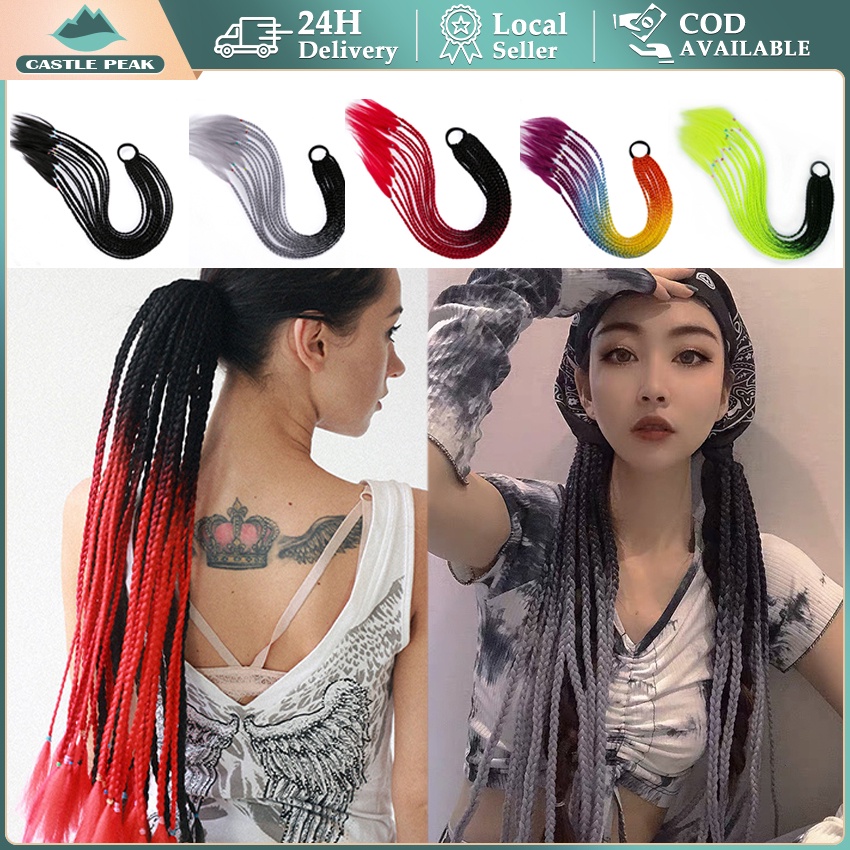 Jual Wig Rambut Sintetis Model Kepang Jumbo 24Inch Rambut Kepang ...