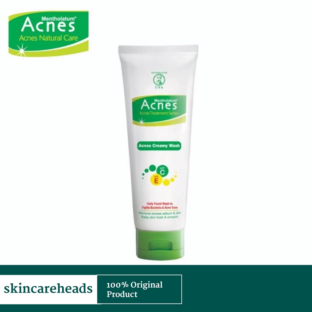 Jual Acnes Creamy Wash 100gr/ Acne Facial Wash / Anti Bakteri / Acne ...