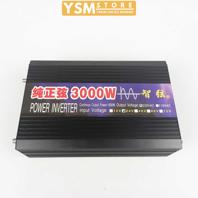 Jual Car Inverter Mobil DC 24v to AC 220v 3000w Ubah Arus Listrik ...