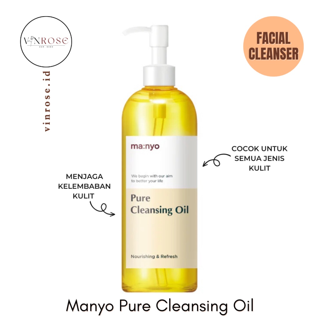 Jual Manyo Pure Cleansing Oil Korea 400 ml/ Pembersih Make Up/ Skincare ...