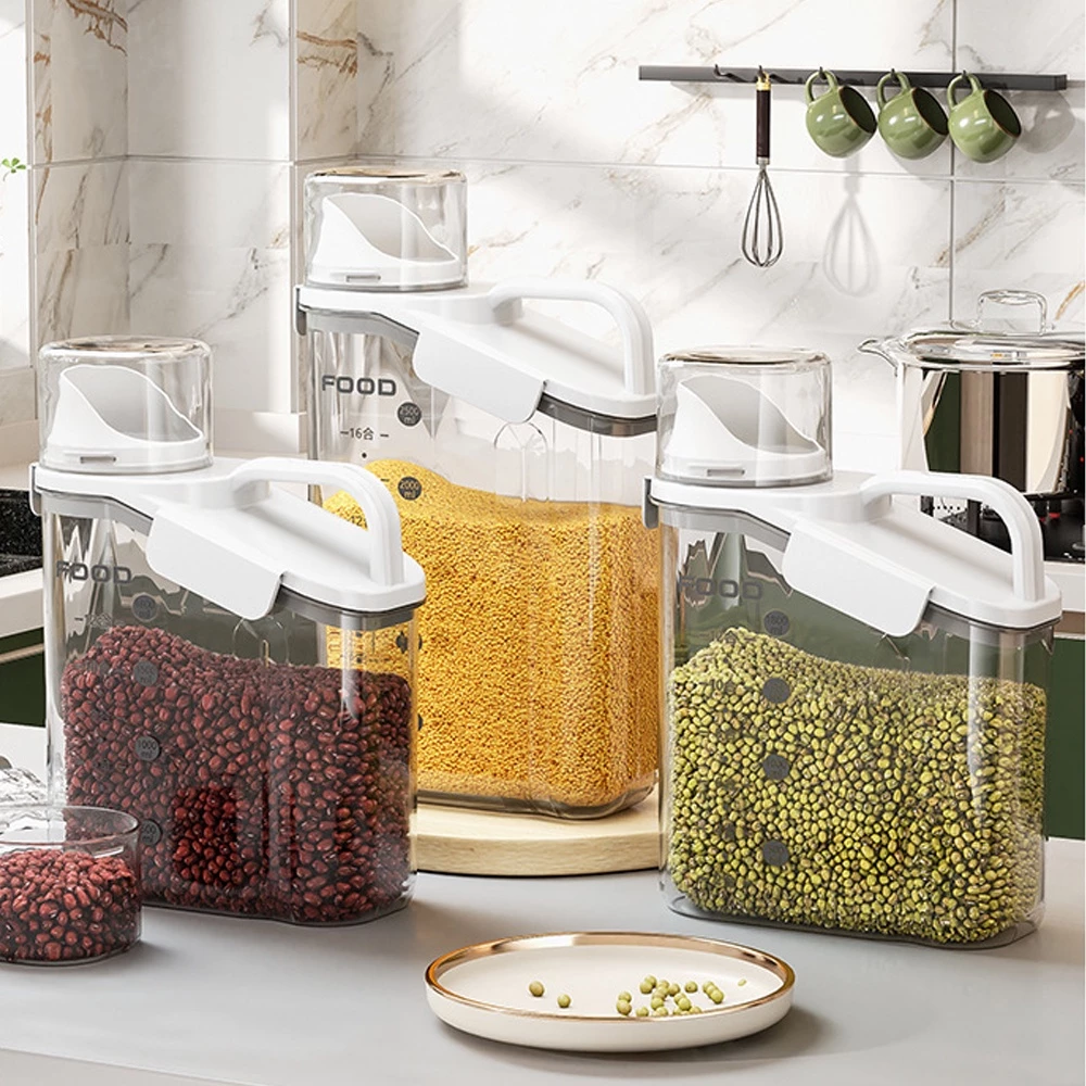 Unik88 Storage Jar 2L Anti Bocor Gelas Takar | AutoStock
