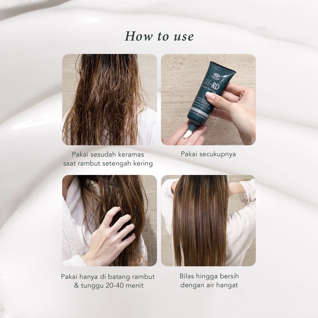 Jual SHRD Protein Hair Mask | Deep Moisture Perawatan Rambut Ngembang ...