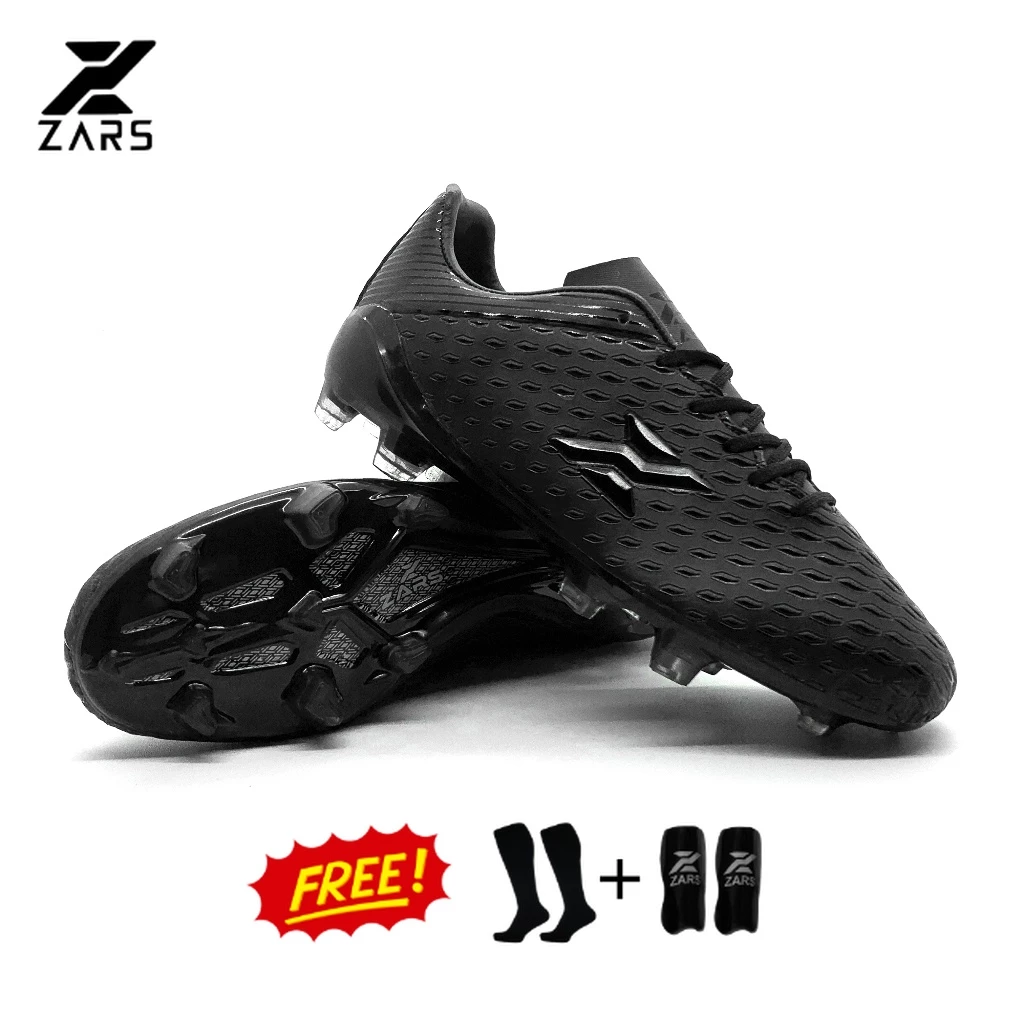 Zars Sepatu Sepak Bola Thorn Vortex Full Black - 2