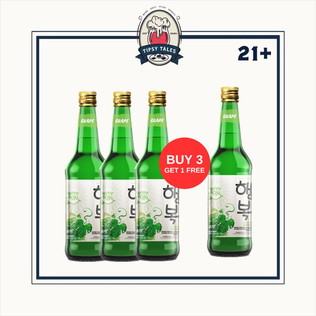 Jual Paket 4 Botol Happy Soju Green Grape 360ml Shopee Indonesia