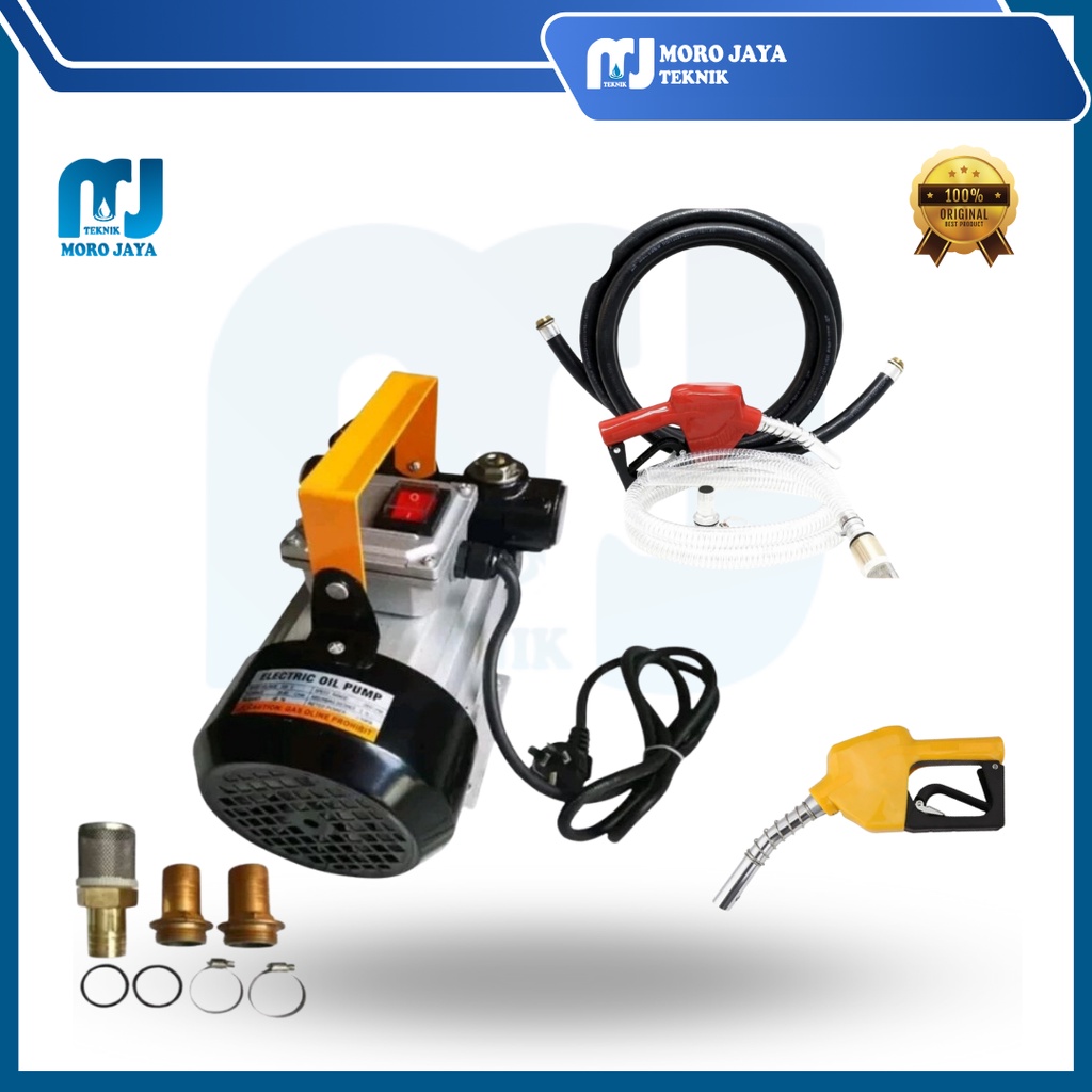 Jual Paket Pompa BBM Solar Minyak AC 220V Pompa Transfer BBM Lengkap 1 ...