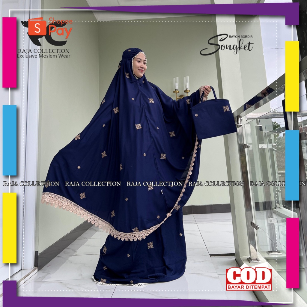 Jual RAMADHAN SALE // Raja Collection459 - Mukena Dewasa Jumbo Rayon ...