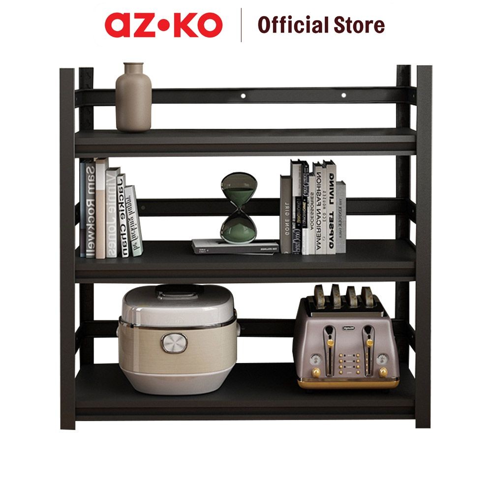 Jual AZKO Krisbow Rak Besi 3 Tingkat Dengan Roda - Hitam Storage Rack ...