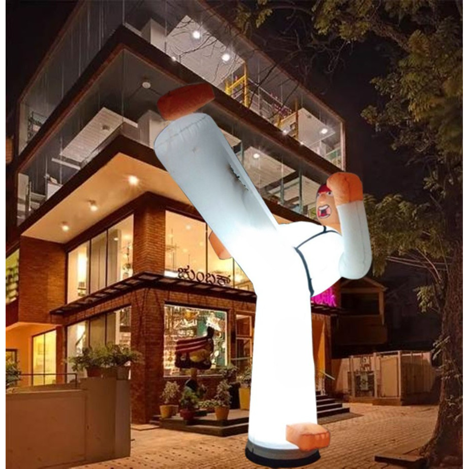 Jual Promotion on Kicking Leg 3mH Inflatable Karate Model Taekwon Kick ...