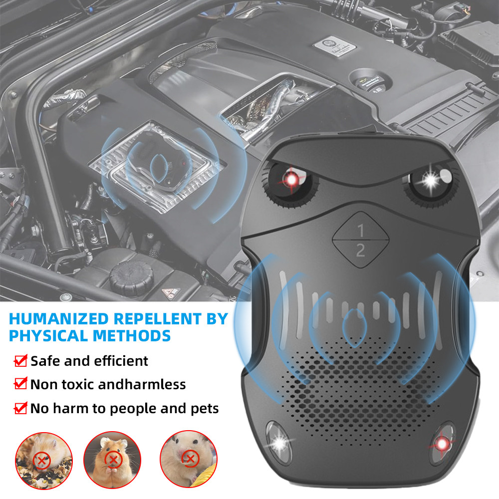 Jual Ultrasonic Rat Repellent Pest Control Device for Car Indoor ...