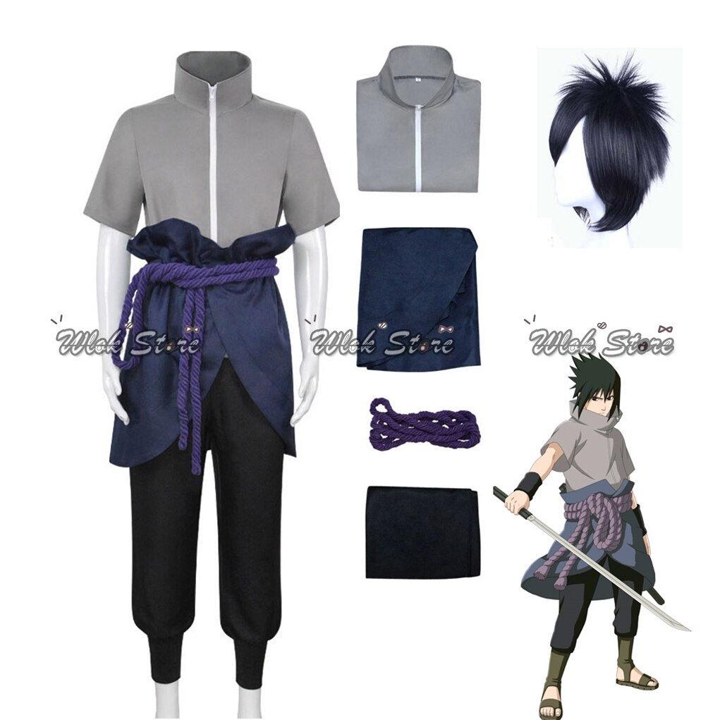 Jual Preorder Anime Hokage Uchiha Sasuke Cosplay Costumes Shippuden