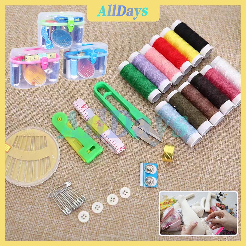 Jual Set Alat Jahit Pera latan Sewing Kit Box Sewing Set Kit Peralatan