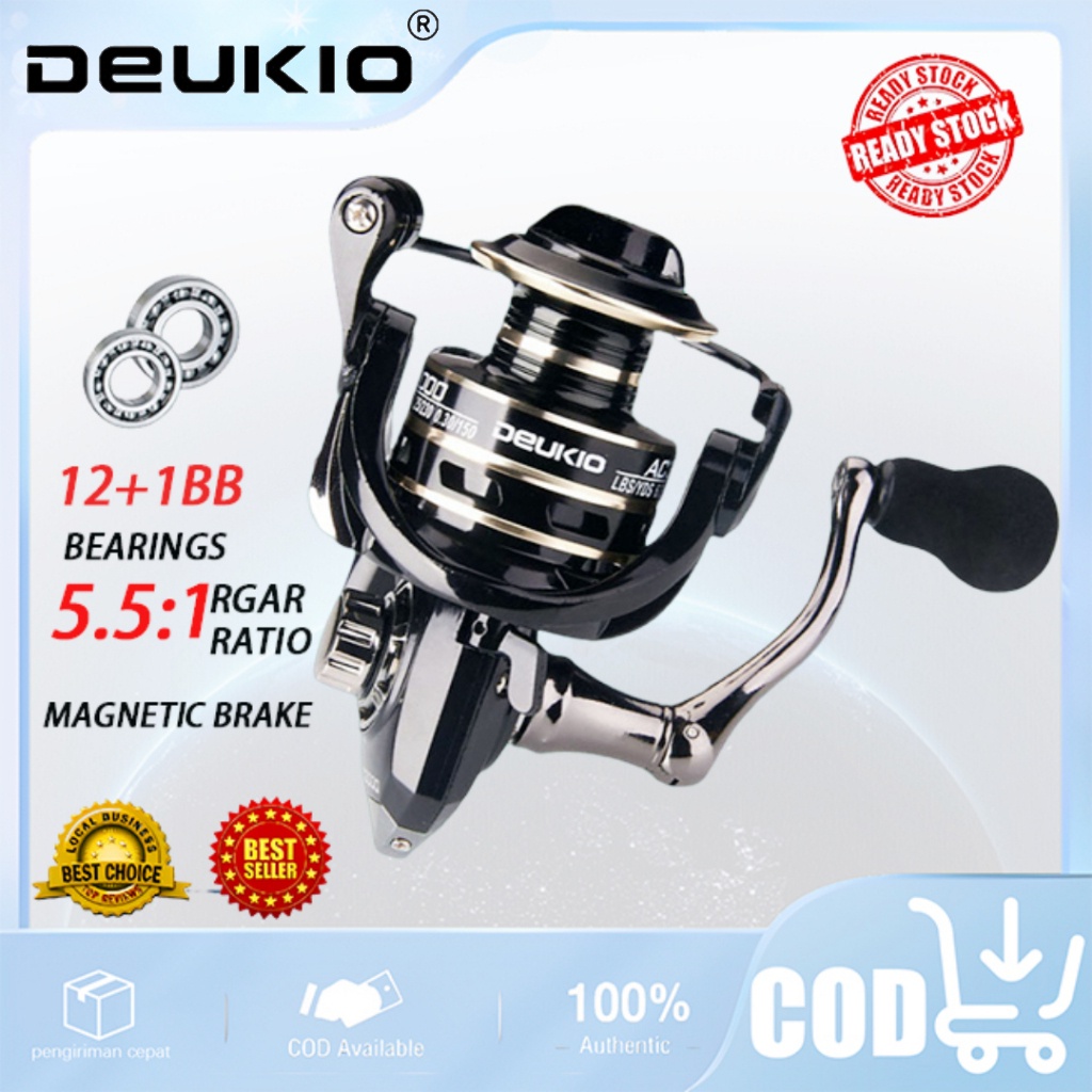 DEUKIO AC2000-7000 Spinning Reels Max Drag