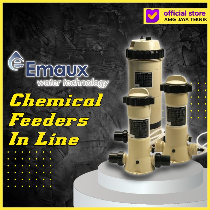 Jual Emaux CL01 Chlorine Tablet Dispenser Chemical Feeders In Line