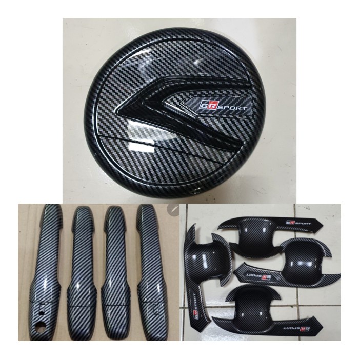 Jual Paket Handle Keyless Outer Tank Cover Carbon Mobil Agya Gr Sport