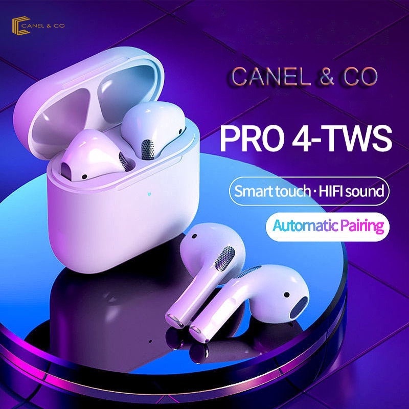 Jual Cod Canel And Co Tws Pro 4 Headset Bluetooth 51 True Wireless Earphone 9d Hifi Stereo Sound 8615