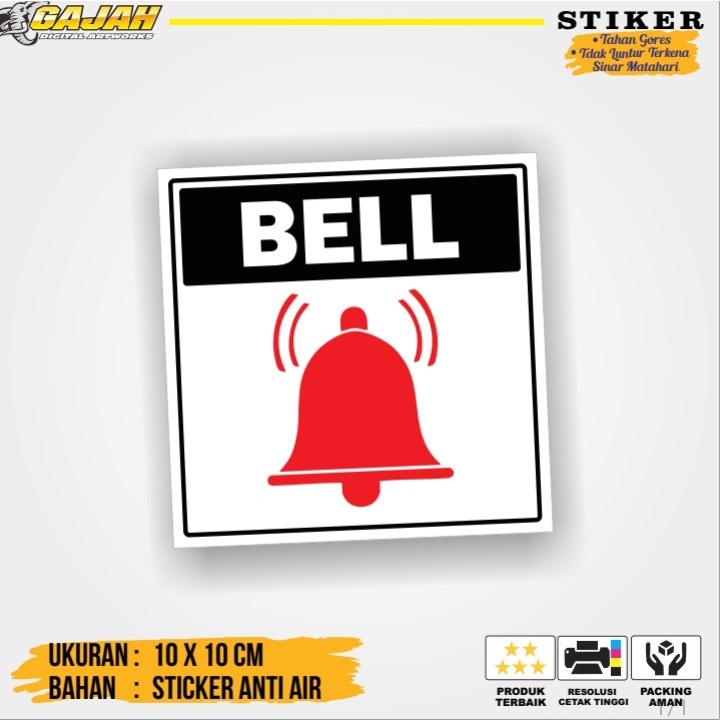 Jual Stiker Penunjuk Bell | Shopee Indonesia