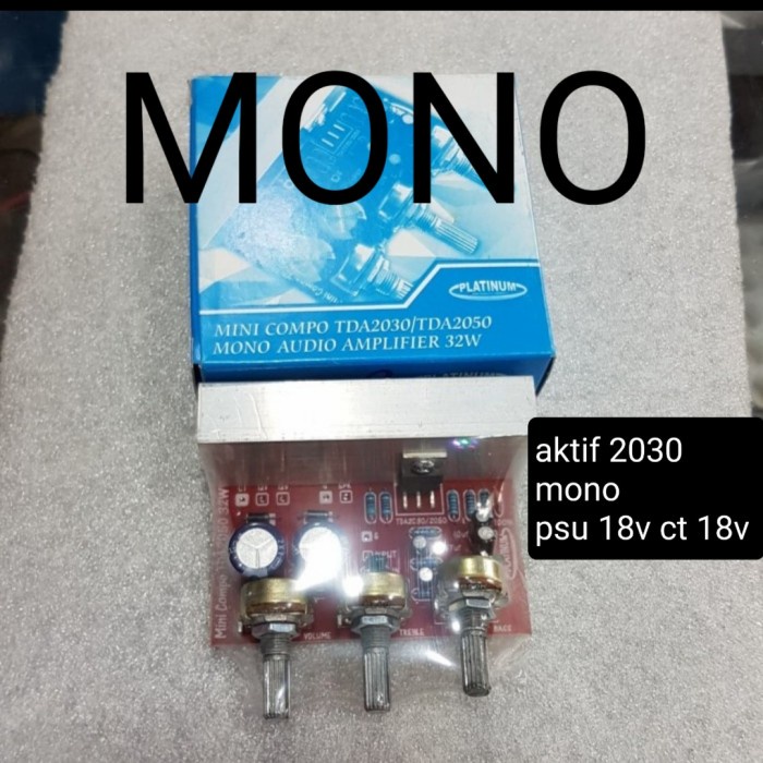 Jual kit pcb speaker aktif tda 2030 tda2030 mono platinum FA27 | Shopee