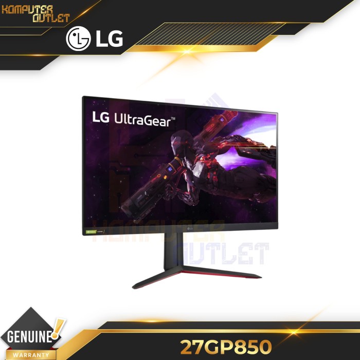 Jual Monitor Led LG 27GP850-B UltraGear - QHD Gaming Monitor 27 ...