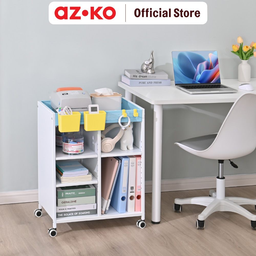 Jual AZKO Stora Keenan Rak Troli 4 Tingkat - Biru Tempat Penyimpanan ...