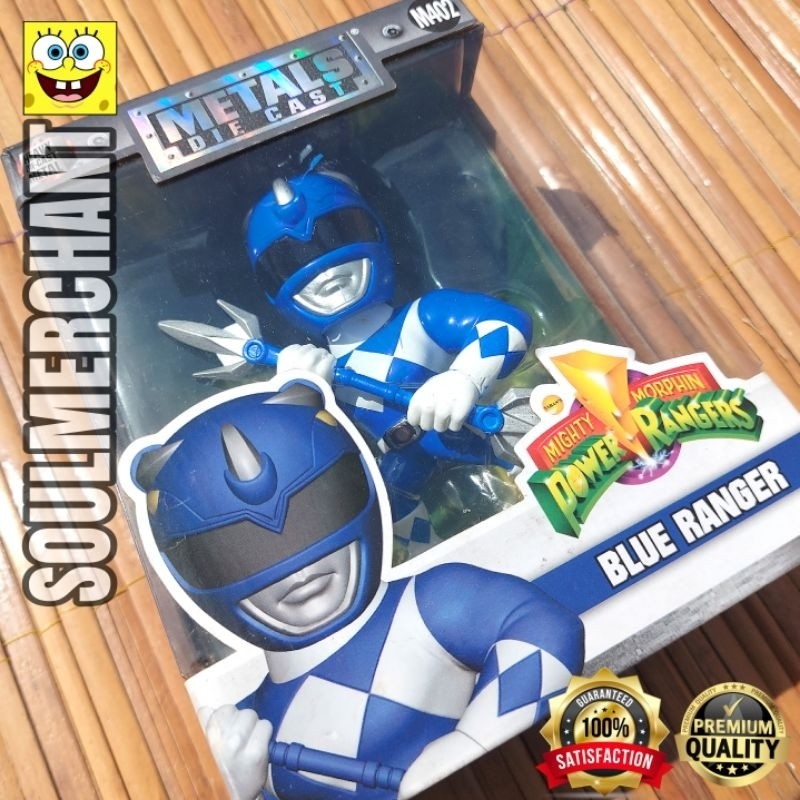 Jual Jada Metals 4 inch Blue Ranger Mighty Morphin Power Rangers ...