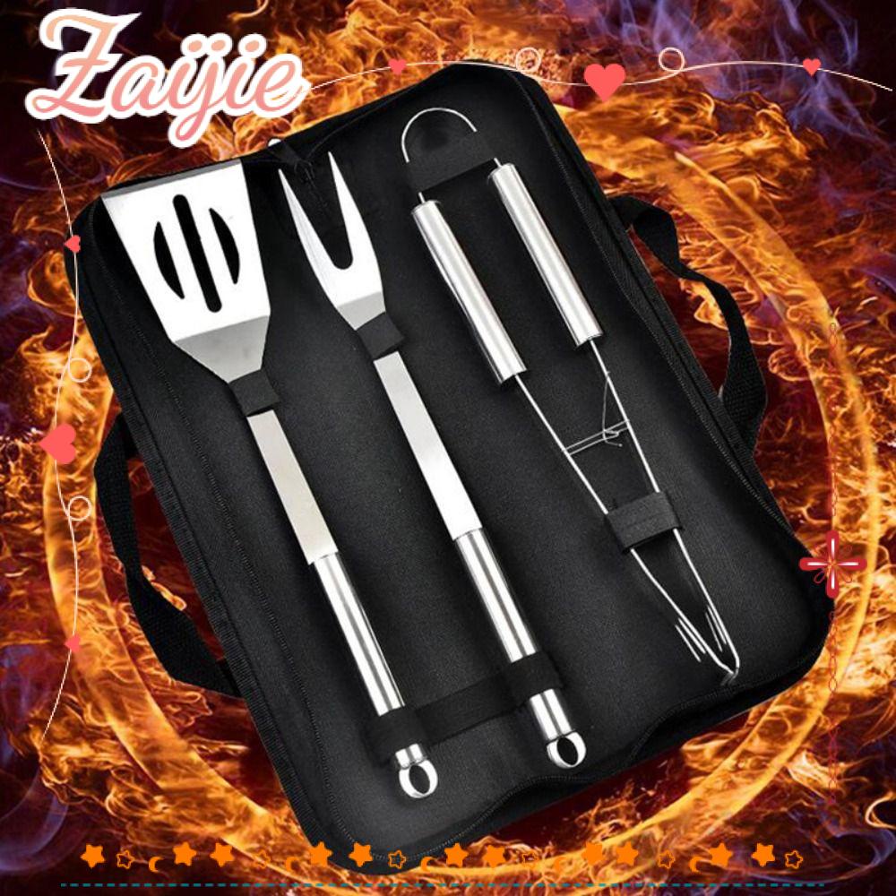 Jual Zaijie24 Spatula, Picnic Barbecue Bbq Grill Cooking Kit, Utensil