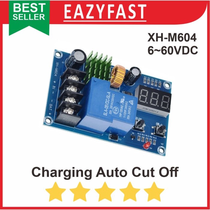 Jual Charger Control Auto Cut Off XH-M604 Modul Otomatis Cas Battery ...