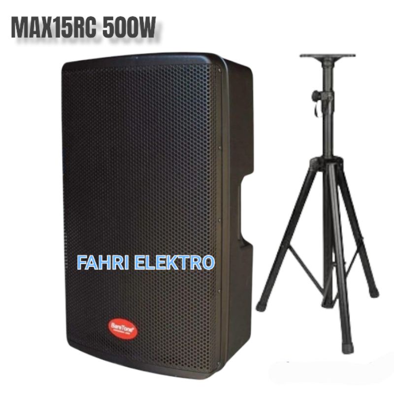 Jual Speaker Aktif 15 inch Baretone MAX15RC 500W Profesional Sound