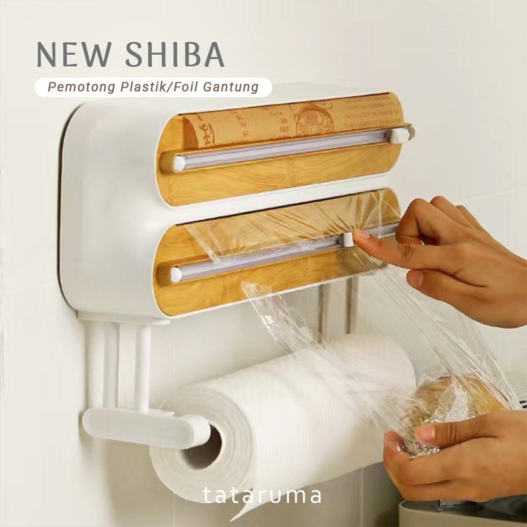 Jual TATARUMA New Shiba Dispenser Cling Wrap/Foil/Baking Paper Rak