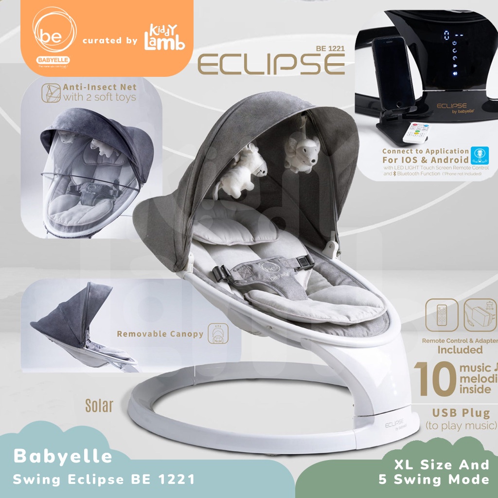 Jual BabyElle Baby Automatic Swing Eclipse BE1221 Electric / Ayunan ...