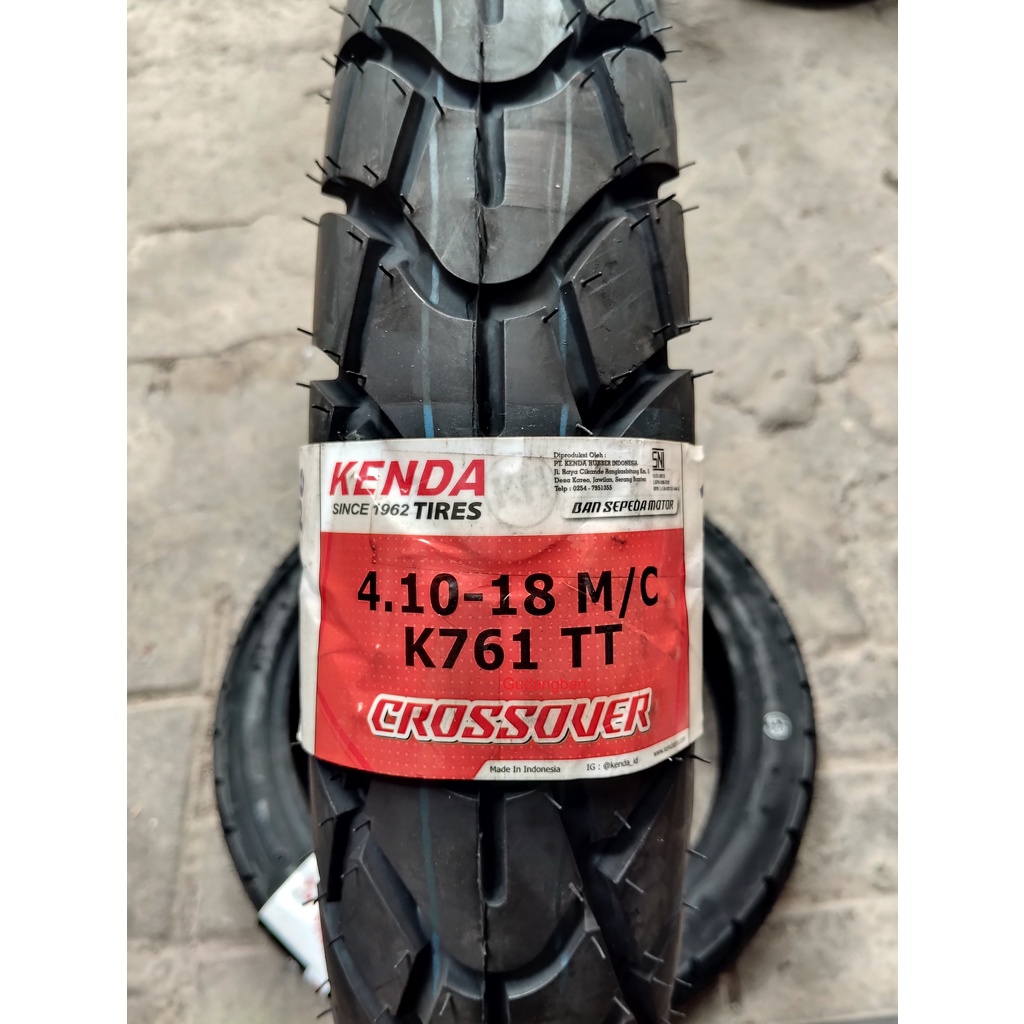 Jual KENDA K761 410 18 Ban luar Motor Dual Sport semi trail ORIGINAL