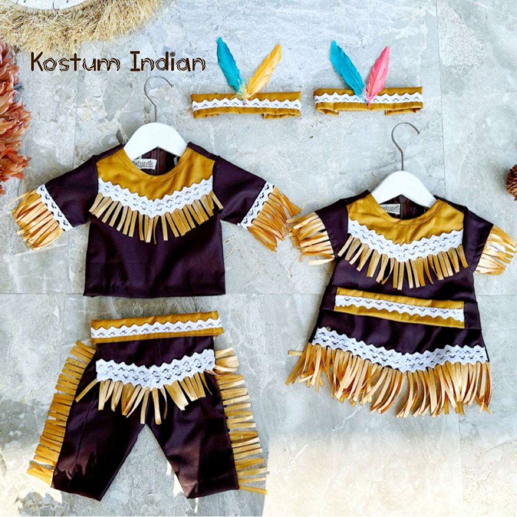 Jual Kostum Indian Adat Papua Irian Jaya Tradisional Anak Karnaval ...