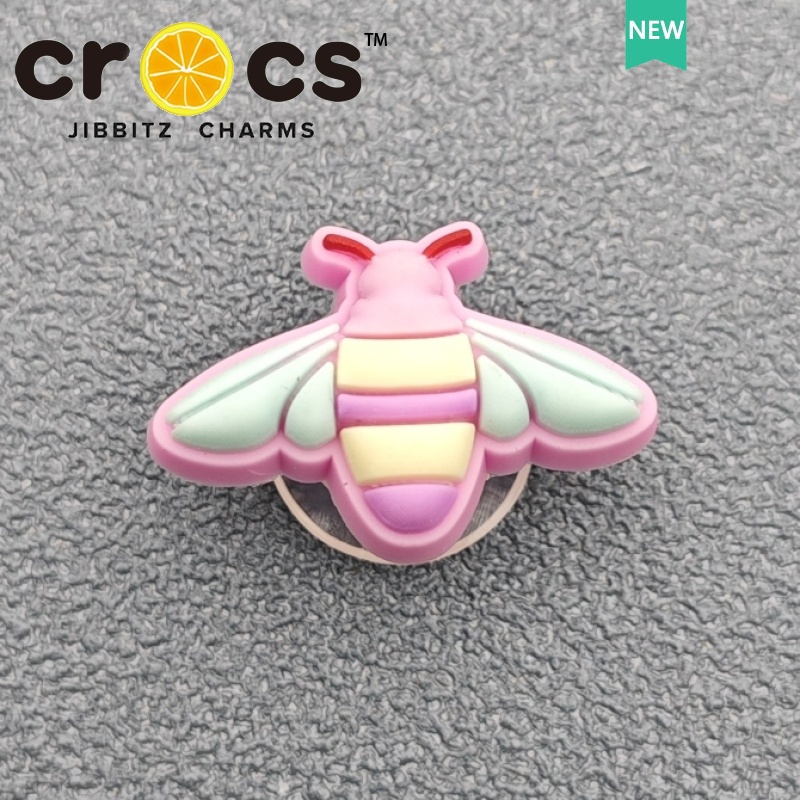 Jual Jibbitz crocs charm Shoe Buckle Colorful Bee Cartoon Fun Shoes Flower Cute Mini Bee