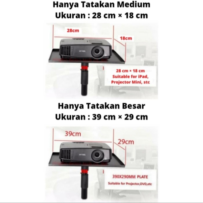 Jual Standing Tr Proyektor Universal Infokus Stand Meja Proyektor Tripd Proyektor Medium