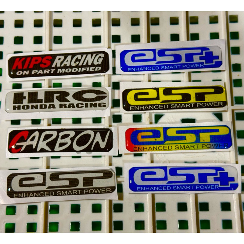 Jual sticker timbul kips racing esp sticker timbul sticker sticker ...