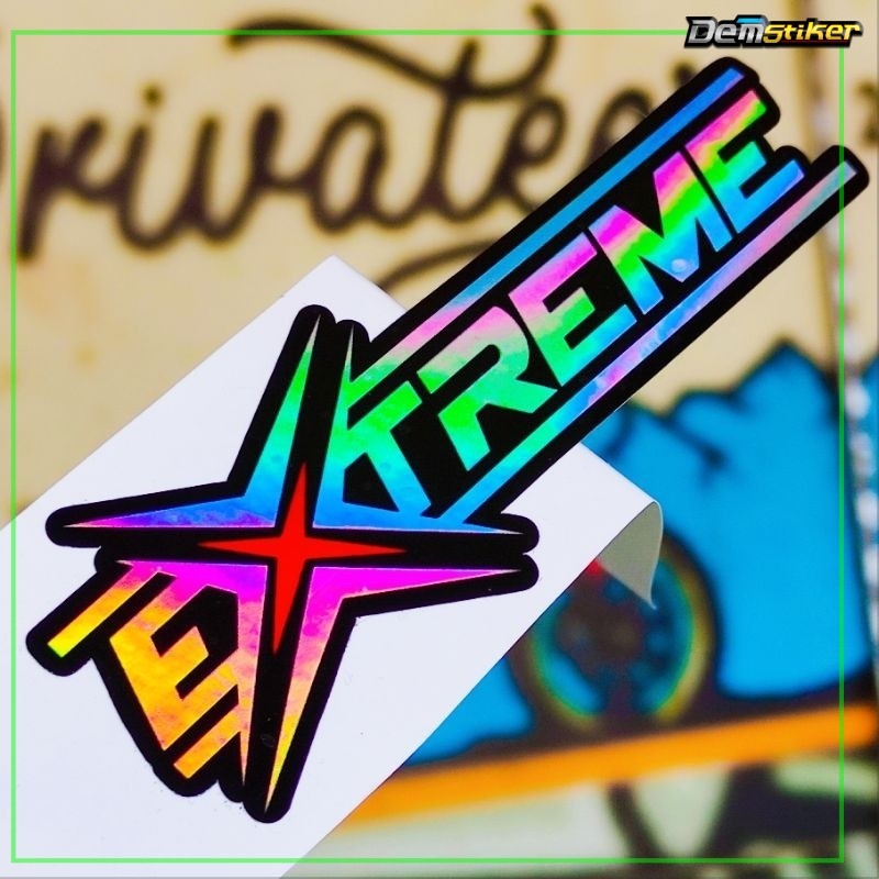 Jual stiker EXTREM HOLOGRAM | Shopee Indonesia