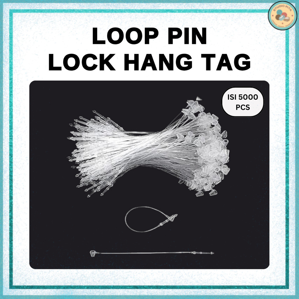 Jual LOOP PIN / Plastik Lock Hang Tag Pin 5000 pcs | Shopee Indonesia