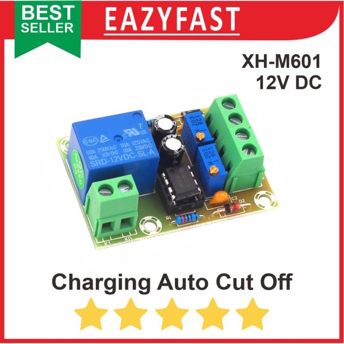 Jual Charger Control Auto Cut Off XH-M601 Modul Otomatis Cas Battery