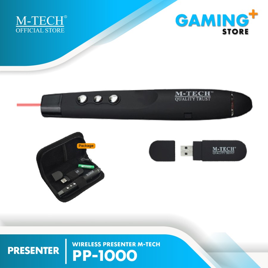 Jual M-Tech PP1000 Laser Pointer Wireless Presenter | Shopee Indonesia