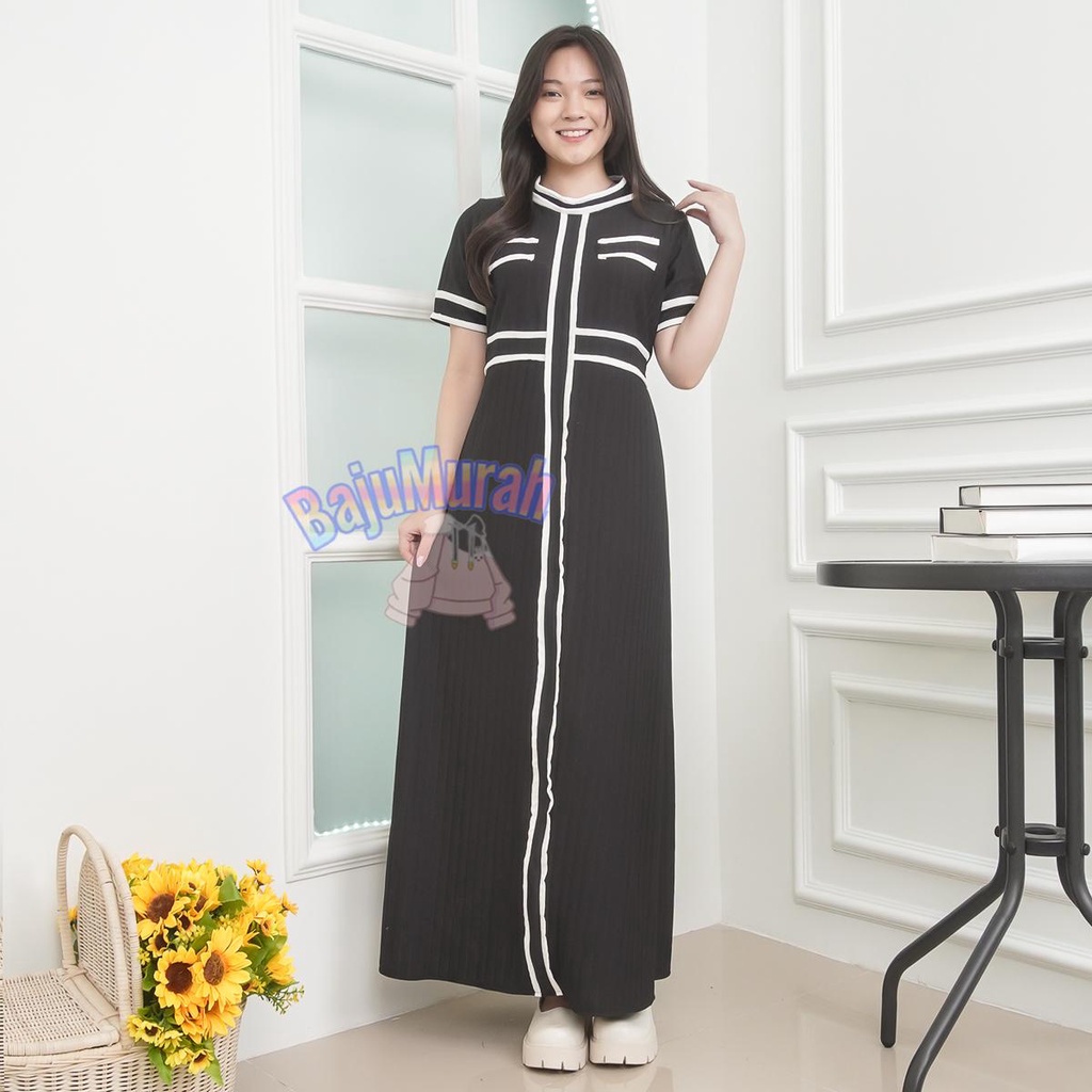 Jual Najwa Dress Simpel Elegan Veyca Dress Wanita Hornet Premium