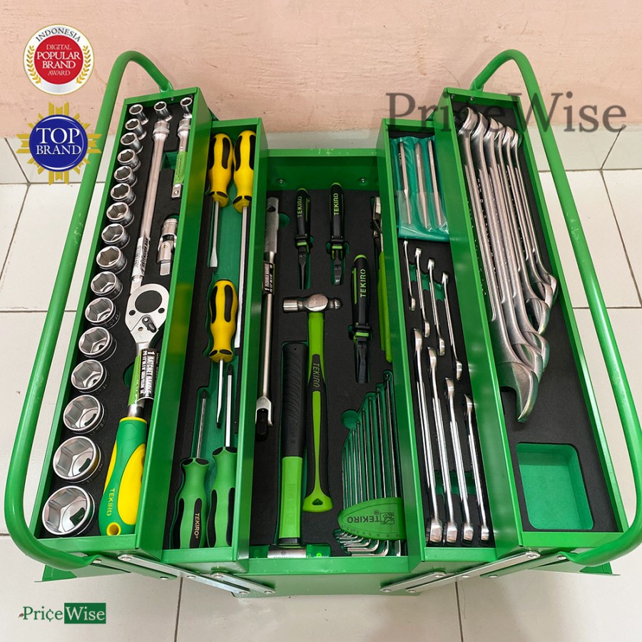 Jual Tool Box Set 66 pcs Tekiro / Mekanik Tools 66 bh Shopee Indonesia