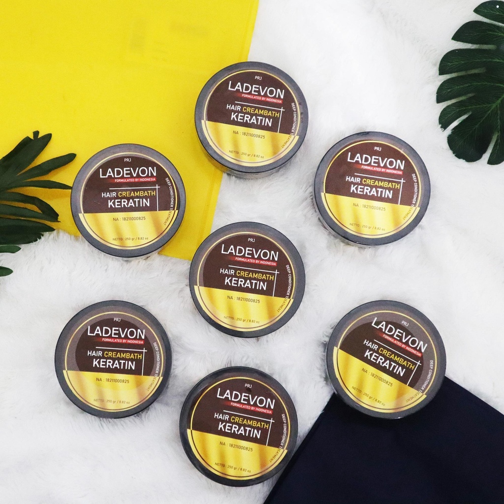 Jual Ladevon Hair Creambath Keratin Hair mask Salon masker keratin