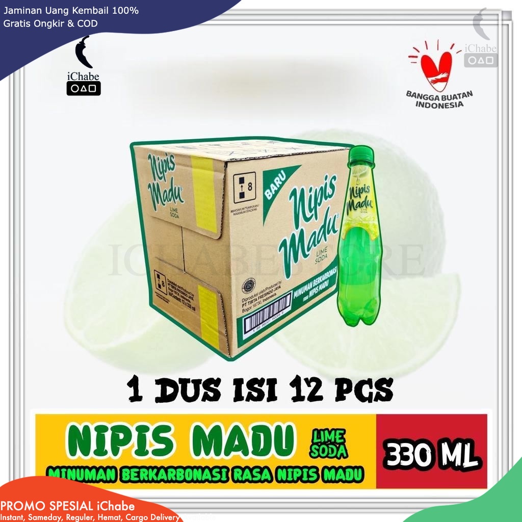 Jual Minuman NIpis Madu Lime Soda Botol Pet | Jeruk Nipis - 330 ml ...