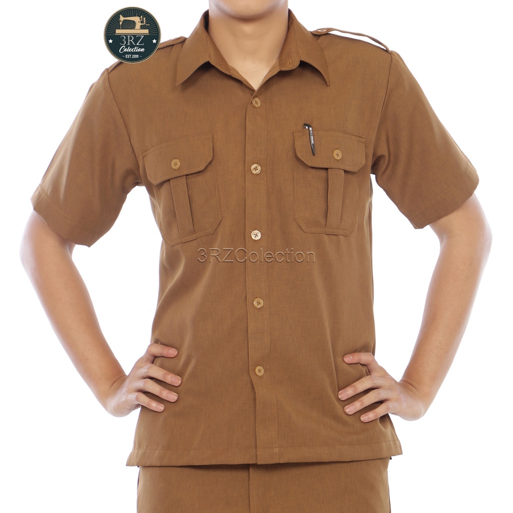 Jual Seragam Pns Pria Lengan Panjang Baju Dinas Pemda Baju Pns Khaki