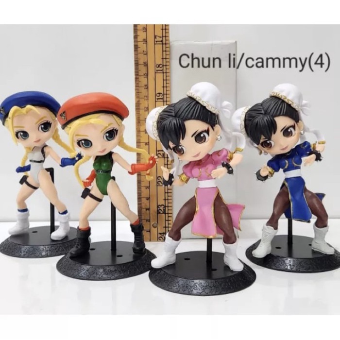 Jual action figure street fighter chun li dan cammy set isi 4 | Shopee ...