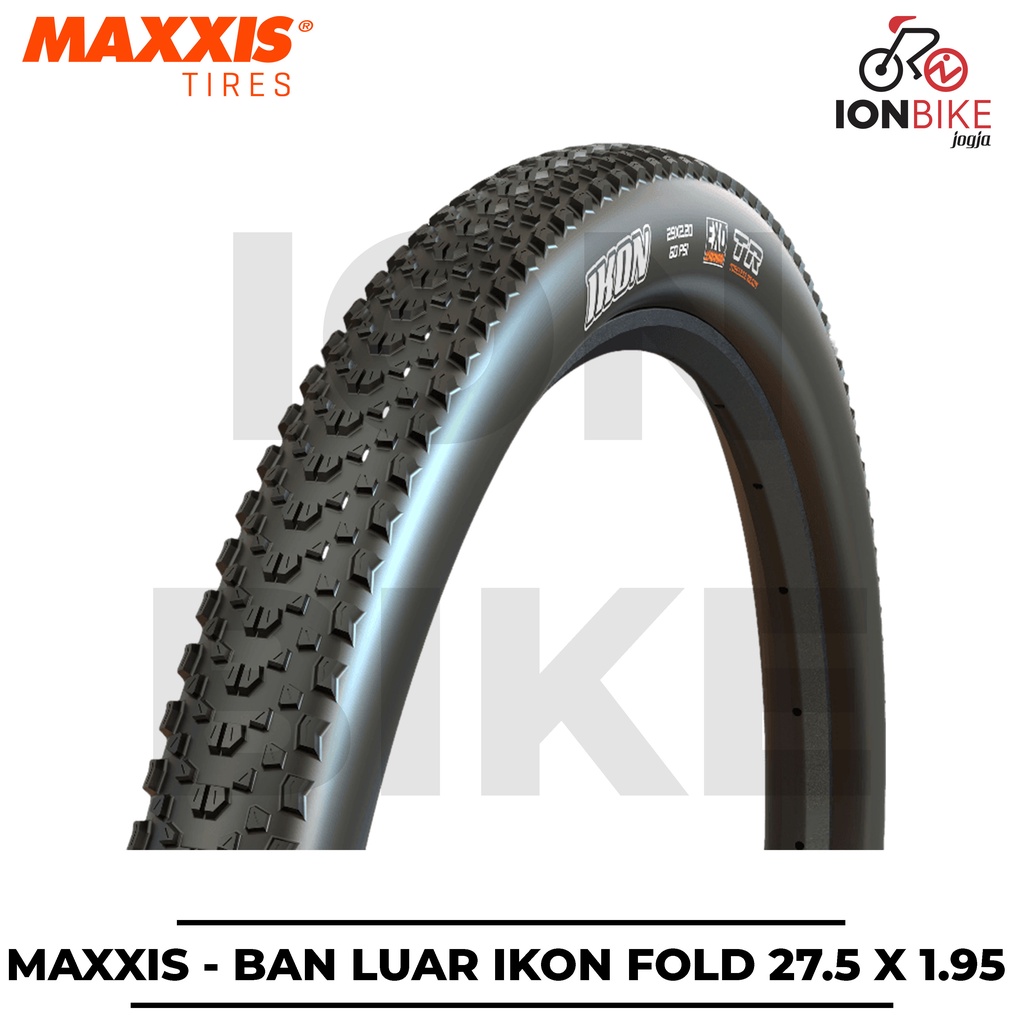 Jual Ban Luar Maxxis Ikon 27.5 x 1.95 27.5x1.95 Fold Kevlar Sepeda MTB Smallblock Small Block XC Pace Jack Rabbit Aspen Crossmark Detonator Shopee Indonesia