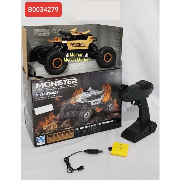 Jual M3 - Mainan Mobil Remote Control RC Rock Crawler Monster 4x4 ...
