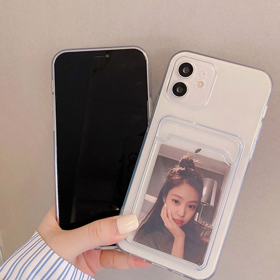 Jual Genxus Clear Slot Card Holder Case iPhone 13 / Case iPhone 13 Mini ...