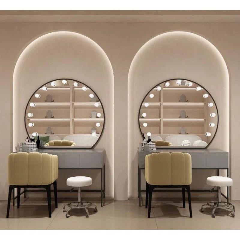 Jual Makeup Tables Vanity with Led Lighted Mirror Desk Drawer Storage ...